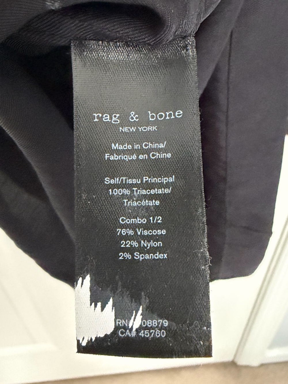 rag & bone Althea Stripe Trim Minidress - Picture 6 of 6